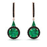 Hidden Halo Emerald Earrings - Joanna No. 35