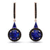 Hidden Halo Sapphire Earrings - Joanna No. 44