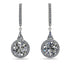 Hidden Halo Diamond Earrings - Joanna No. 3