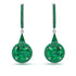 Hidden Halo Emerald Earrings - Joanna No. 21