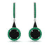 Hidden Halo Black Diamond Earrings - Joanna No. 24