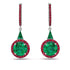 Hidden Halo Emerald Earrings - Joanna No. 51