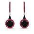 Hidden Halo Black Diamond Earrings - Joanna No. 54