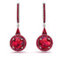 Hidden Halo Ruby Earrings - Joanna No. 57