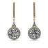Hidden Halo Diamond Earrings - Joanna No. 1