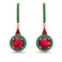 Hidden Halo Ruby Earrings - Joanna No. 25