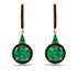 Hidden Halo Emerald Earrings - Joanna No. 34
