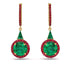 Hidden Halo Emerald Earrings - Joanna No. 49