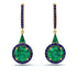 Hidden Halo Emerald Earrings - Joanna No. 64
