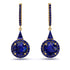 Hidden Halo Sapphire Earrings - Joanna No. 73