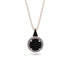 Hidden Halo Black Diamond Necklace - Joanna No. 8 image 1
