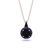 Hidden Halo Black Diamond Necklace - Joanna No. 68 image 1