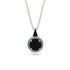 Hidden Halo Black Diamond Necklace - Joanna No. 9 image 1