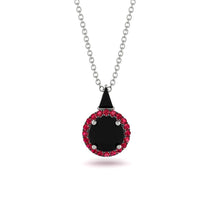 Hidden Halo Black Diamond Necklace - Joanna No. 54 image 1