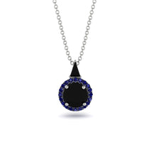 Hidden Halo Black Diamond Necklace - Joanna No. 69 image 1
