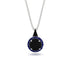 Hidden Halo Black Diamond Necklace - Joanna No. 69
