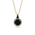 Hidden Halo Black Diamond Necklace - Joanna No. 7 image 1