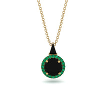 Hidden Halo Black Diamond Necklace - Joanna No. 22 image 1