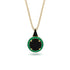 Hidden Halo Black Diamond Necklace - Joanna No. 22 image 1