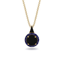 Hidden Halo Black Diamond Necklace - Joanna No. 67 image 1