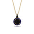 Hidden Halo Black Diamond Necklace - Joanna No. 67 image 1