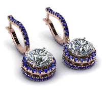 Hidden Halo Diamond Hoop Earrings - Catalina No. 62 image 1