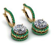 Hidden Halo Diamond Hoop Earrings - Catalina No. 16 image 1