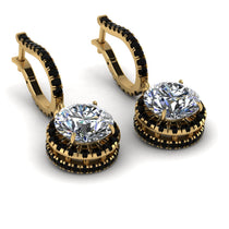 Hidden Halo Diamond Hoop Earrings - Catalina No. 31 image 1