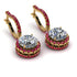 Hidden Halo Diamond Hoop Earrings - Catalina No. 46