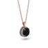Hidden Halo Black Diamond Necklace - Catalina No. 8 image 1