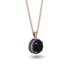 Hidden Halo Black Diamond Necklace - Catalina No. 68 image 1