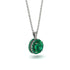 Hidden Halo Emerald Necklace - Catalina No. 21