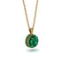 Hidden Halo Emerald Necklace - Catalina No. 19