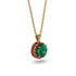 Hidden Halo Emerald Necklace - Catalina No. 49