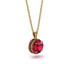 Hidden Halo Ruby Necklace - Catalina No. 55