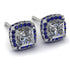 Hidden Halo Princess Diamond Earrings - Georgia No. 63 image 1