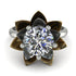 Solitaire Lotus Ring - Lotus no. 30