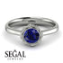 Solitaire Minimalist Sapphire Ring - Eden No. 15 image 2