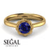 Solitaire Minimalist Sapphire Ring - Eden No. 13