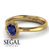 Solitaire Minimalist Sapphire Ring - Eden No. 13