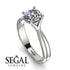 Solitaire Twist Shank Diamond Ring - Eleanor No. 3 image 6