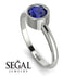 Solitaire Bezel Sapphire Ring - Emerson No. 15