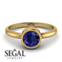Solitaire Bezel Sapphire Ring - Emerson No. 13
