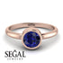 Solitaire Bezel Sapphire Ring - Emerson No. 14