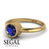Solitaire Bezel Sapphire Ring - Emerson No. 13