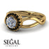 Split Shank Halo Diamond Engagement Ring - Adriana No. 31 image 3