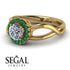 Split Shank Halo Diamond Engagement Ring - Adriana No. 16 image 3