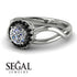 Split Shank Halo Diamond Engagement Ring - Adriana No. 33