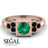 Square Emerald Engagement Ring - Samara No. 35