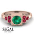 Square Emerald Engagement Ring - Samara No. 50